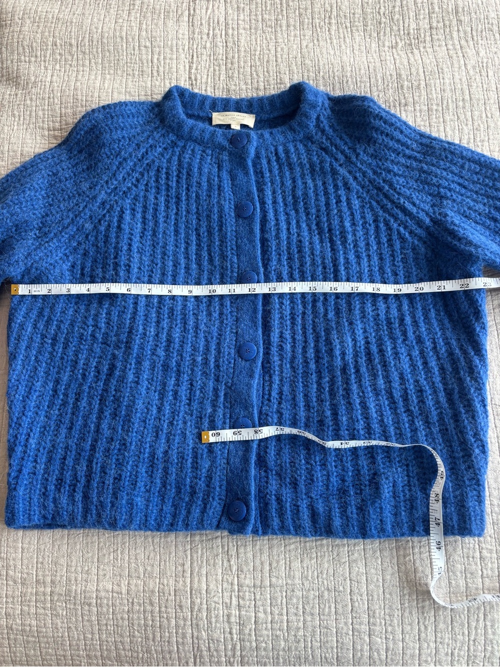 EUC Sézane Emile Cardigan in Cobalt Blue Size S - Picture 7 of 7